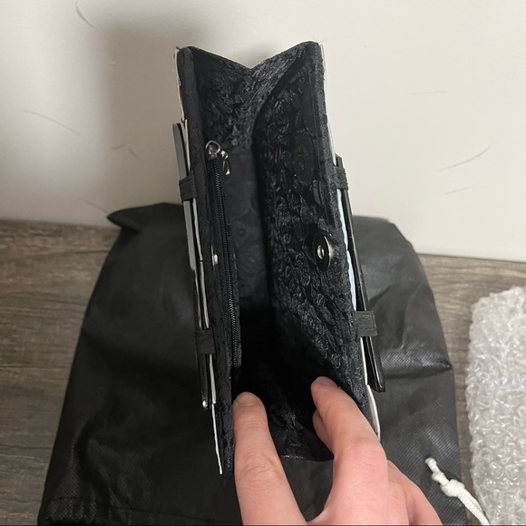 Vintage Twisted Orchid Mother of Pearl Shell Handbag - Picture 11 of 16